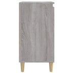 Comodini 2 pz Grigio Sonoma 40x35x70 cm in Legno Multistrato