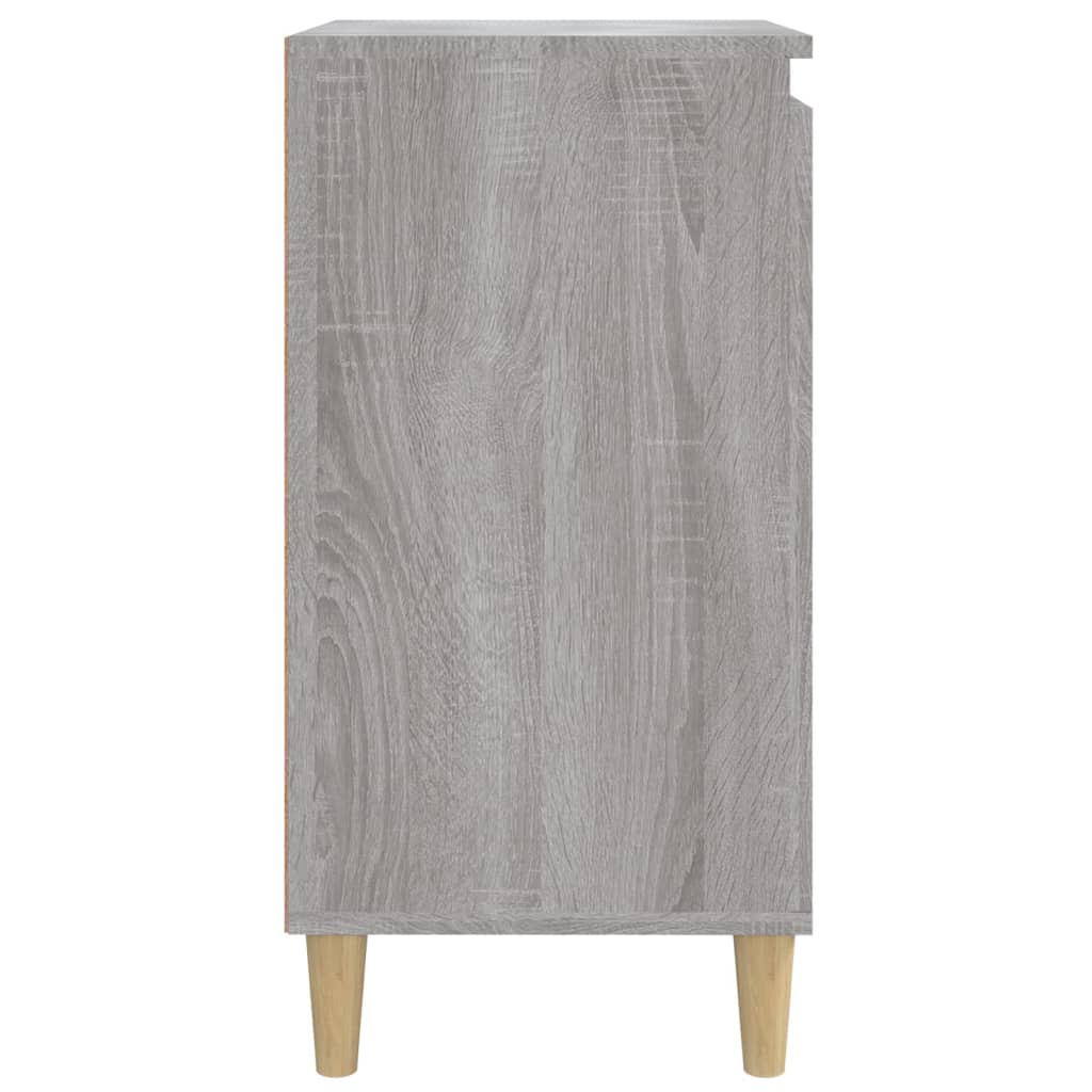Comodini 2 pz Grigio Sonoma 40x35x70 cm in Legno Multistrato