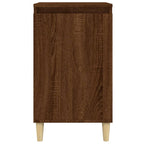 Comodini 2 pz Rovere Marrone 40x35x70 cm in Legno Multistrato