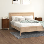 Comodini 2 pz Rovere Marrone 40x35x70 cm in Legno Multistrato
