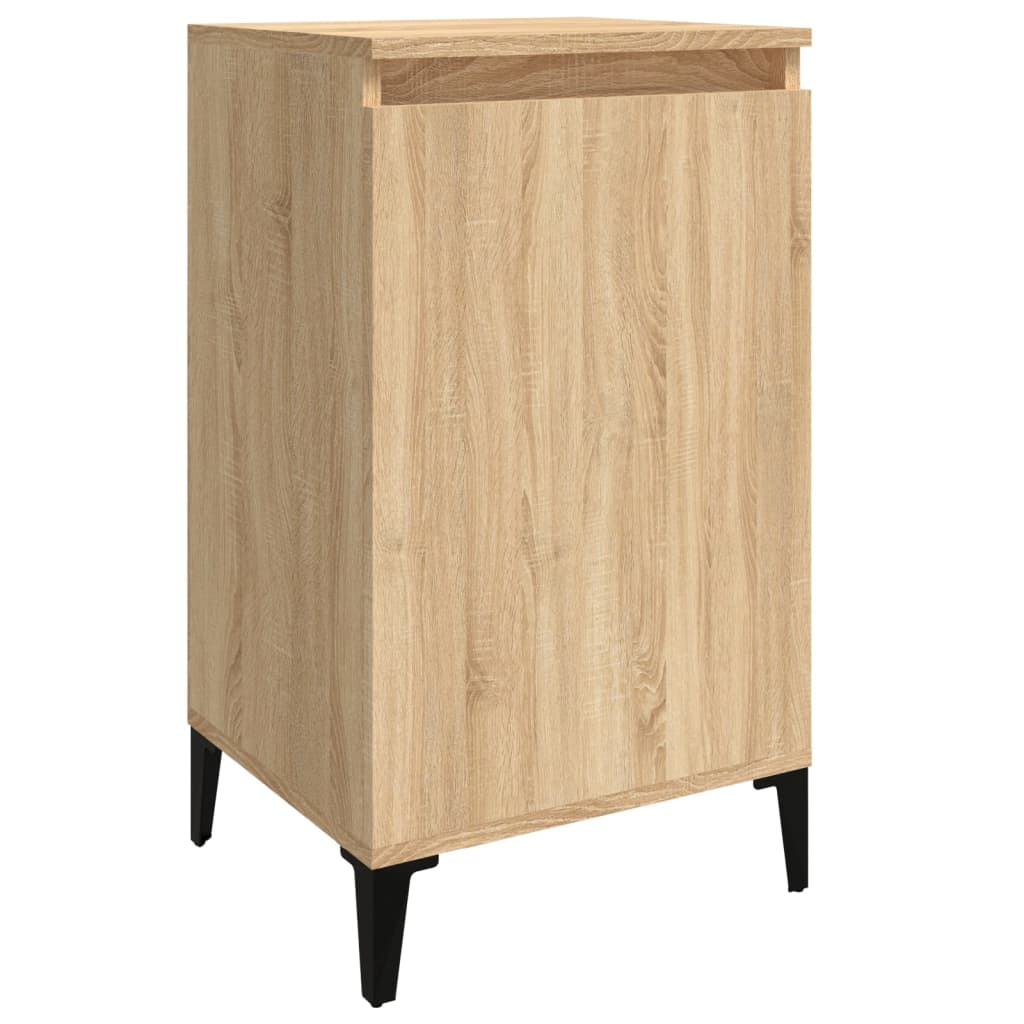 Comodini 2 pz Rovere Sonoma 40x35x70 cm in Legno Multistrato