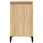Comodini 2 pz Rovere Sonoma 40x35x70 cm in Legno Multistrato