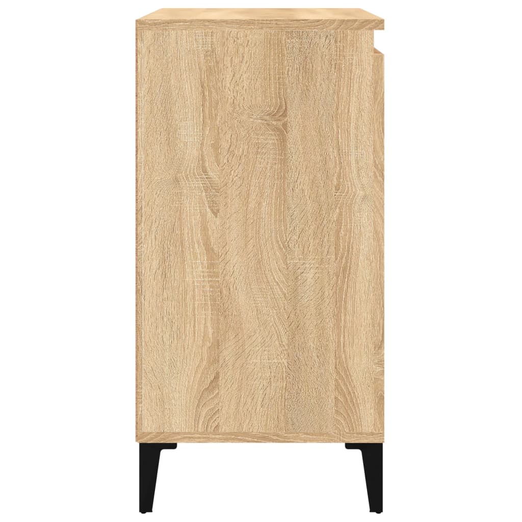 Comodini 2 pz Rovere Sonoma 40x35x70 cm in Legno Multistrato