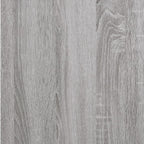 Comodino Grigio Sonoma 40x35x70 cm in Legno Multistrato