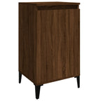 Comodini 2 pz Rovere Marrone 40x35x70 cm in Legno Multistrato