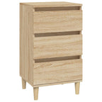 Comodino Rovere Sonoma 40x35x70 cm in Legno Multistrato