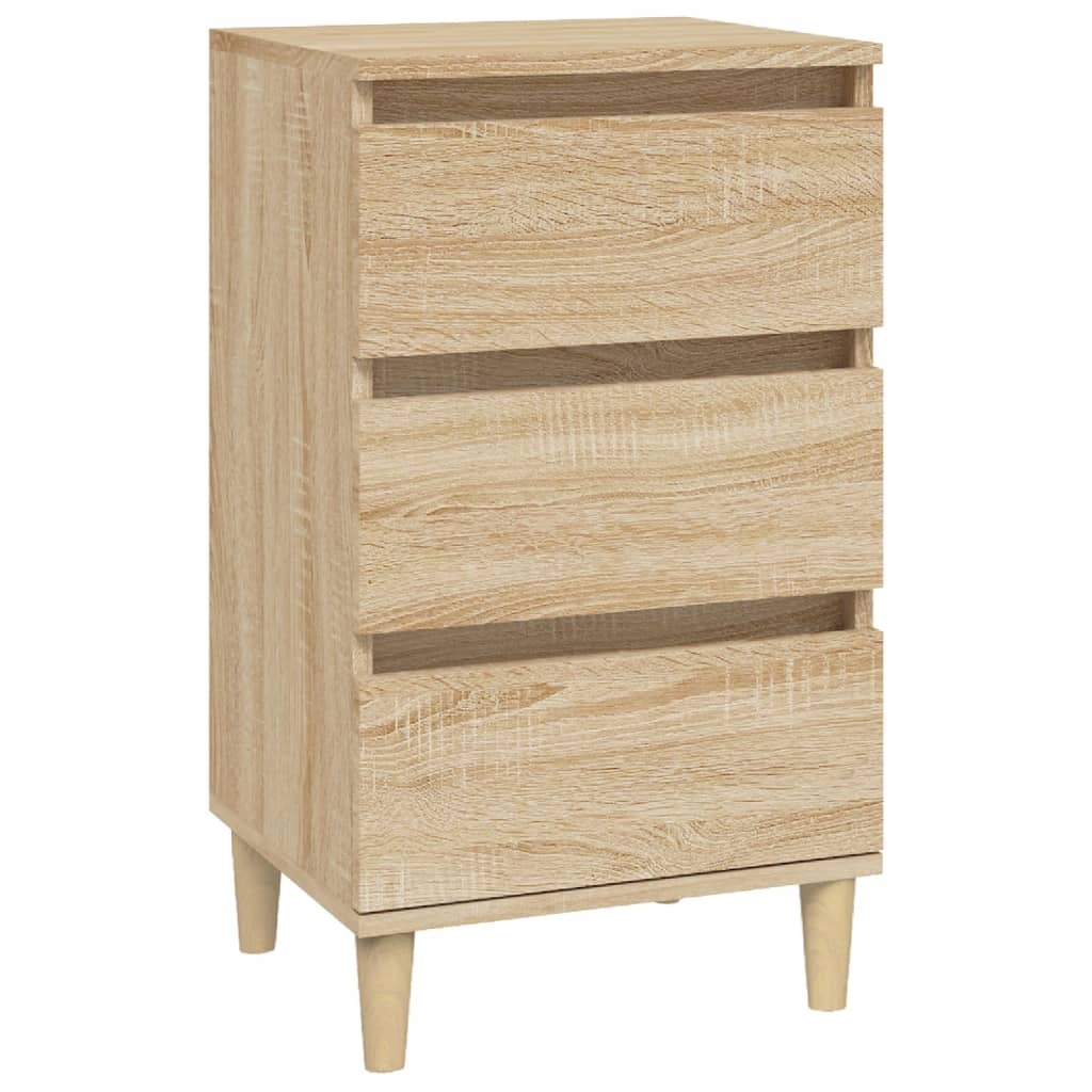Comodino Rovere Sonoma 40x35x70 cm in Legno Multistrato