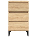 Comodino Rovere Sonoma 40x35x70 cm in Legno Multistrato