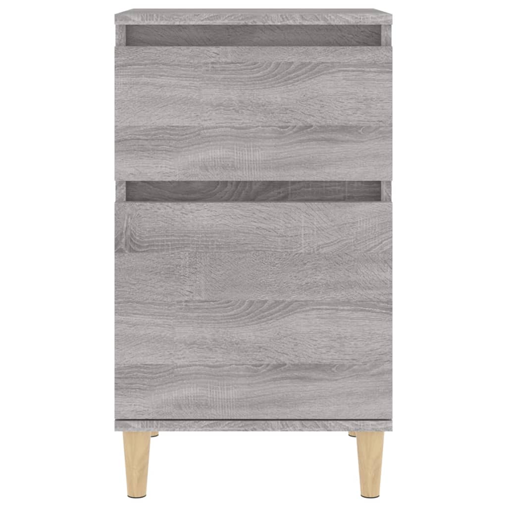 Comodini 2 pz Grigio Sonoma 40x35x70 cm