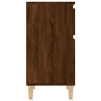 Comodini 2pz Rovere Marrone 40x35x70 cm