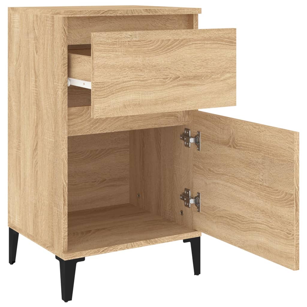 Comodino Rovere Sonoma 40x35x70 cm