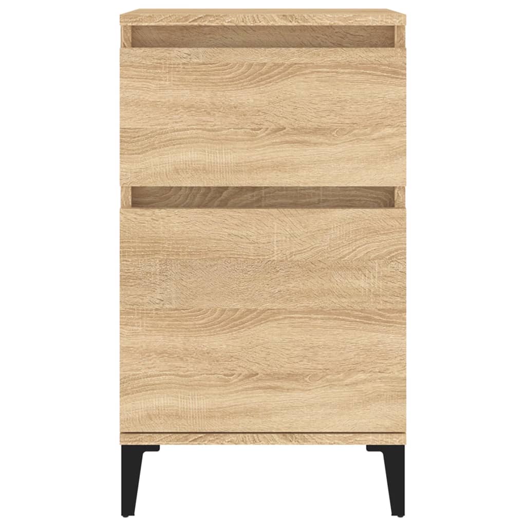 Comodini 2pz Rovere Sonoma 40x35x70 cm