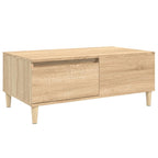 Tavolino Salotto Rovere Sonoma 90x50x36,5 cm Legno Multistrato