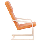Sedia Relax Giallo Scuro in Tessuto