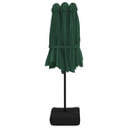 Ombrellone a Doppia Testa Verde 449x265 cm