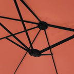 Ombrellone a Doppia Testa Terracotta 449x265 cm