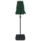 Ombrellone a Doppia Testa con LED Verde 316x145 cm