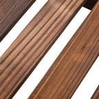 Portafiori con Ruote 110x25x101 cm in Legno Massello di Abete