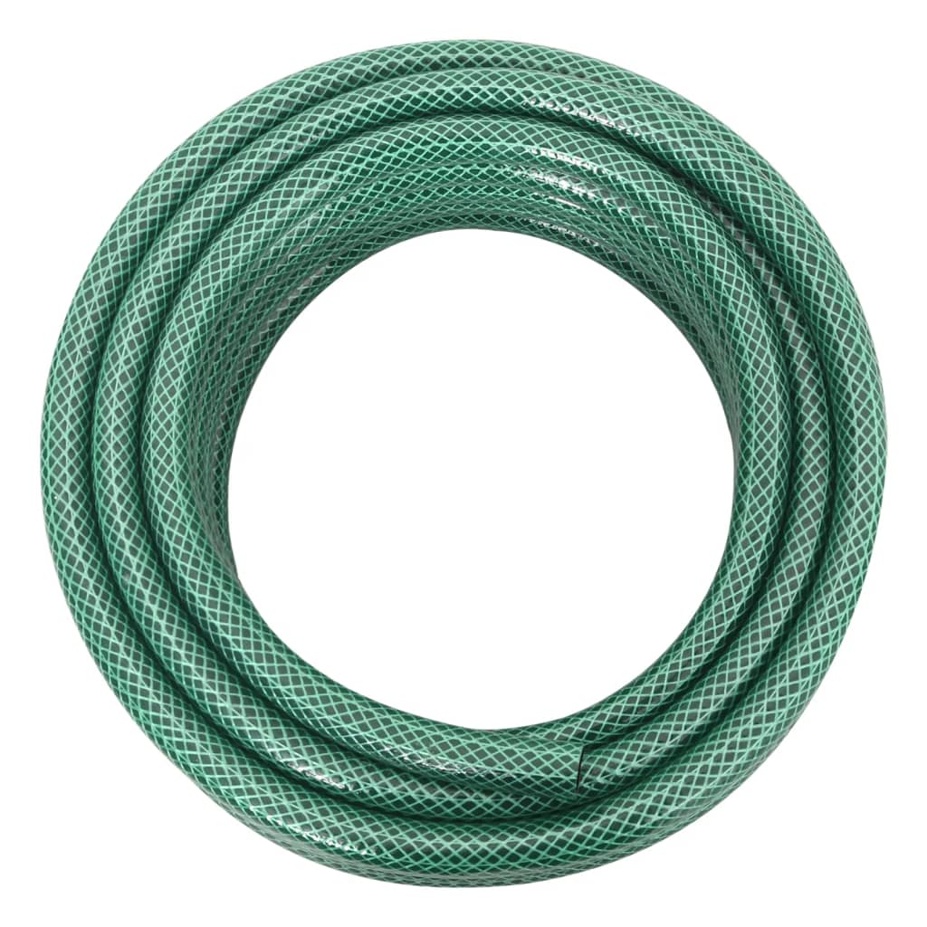 Set Tubo da Giardino con Raccordi Verde 0,5" 10 m in PVC