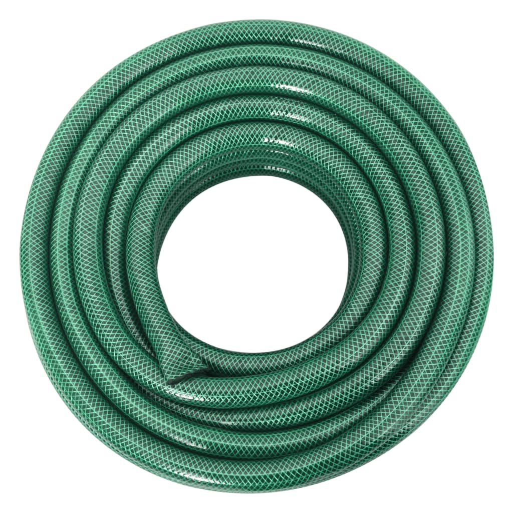 Set Tubo da Giardino con Raccordi Verde 0,75" 10 m in PVC