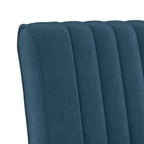 Sedia Pantofola Blu in Velluto
