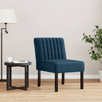 Sedia Pantofola Blu in Velluto