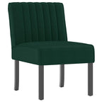 Sedia Pantofola Verde Scuro in Velluto