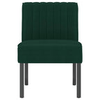 Sedia Pantofola Verde Scuro in Velluto