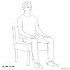 Sedia Pantofola Gialla in Velluto