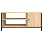 Mobile Porta TV Rovere Sonoma 100x40x45 cm in Legno Multistrato