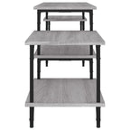 Mobile Porta TV Grigio Sonoma 157x35x52 cm in Legno Multistrato