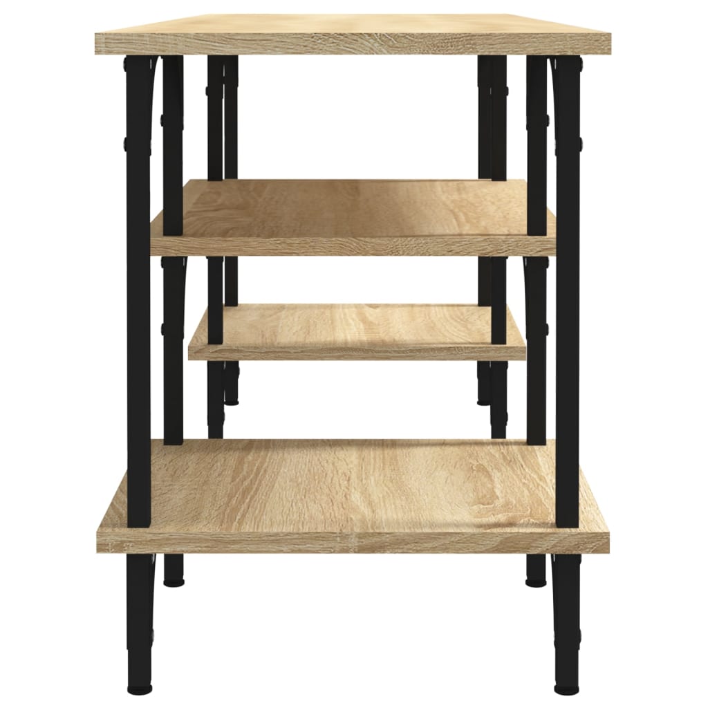 Mobile Porta TV Rovere Sonoma 102x35x45,5 cm Legno Multistrato