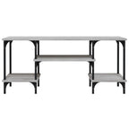 Mobile Porta TV Grigio Sonoma 102x35x45,5 cm Legno Multistrato