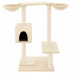 Albero per Gatti con Tiragraffi Crema 82 cm