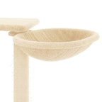 Albero per Gatti con Tiragraffi Crema 82 cm