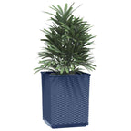Fioriere 2 pz Grigio Blu 30x30x37 cm in Polipropilene