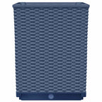 Fioriere 2 pz Grigio Blu 30x30x37 cm in Polipropilene