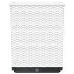 Fioriere 2 pz Bianche 30x30x37 cm in Polipropilene