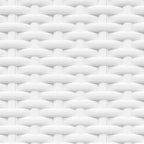 Fioriere 2 pz Bianche 30x30x37 cm in Polipropilene