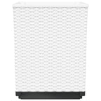 Fioriere 4 pz Bianche 30x30x37 cm in Polipropilene