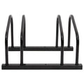 Portabici per 2 Biciclette Acciaio Nero