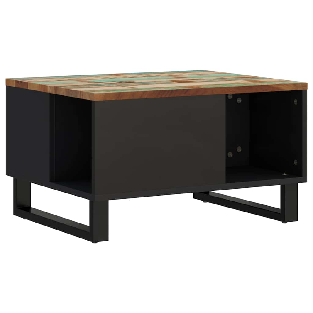 Tavolino da Salotto 60x50x35 cm in Legno Massello di Recupero