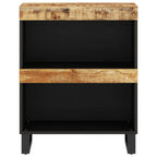 Credenza 60x33x75 cm in Legno Massello di Mango
