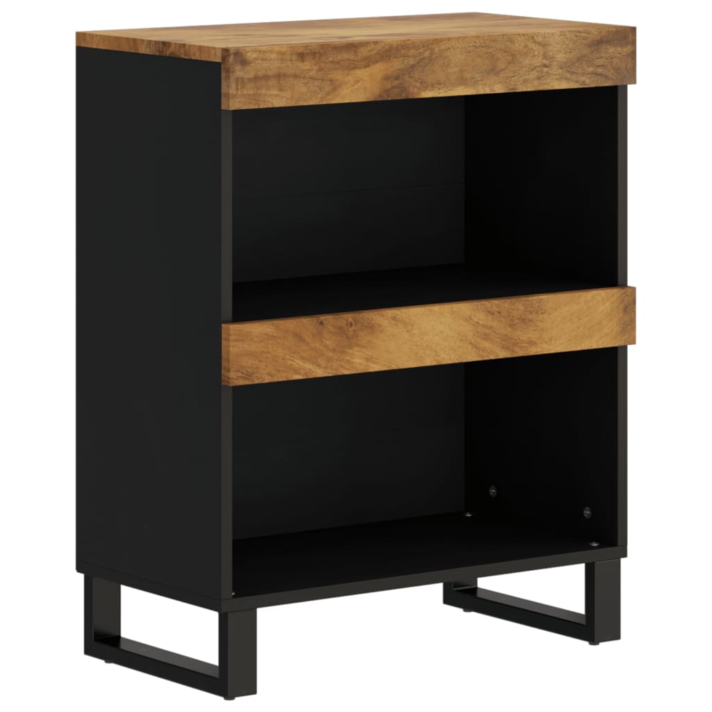 Credenza 60x33x75 cm in Legno Massello di Mango