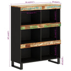 Credenza 85x33x107 cm in Legno Massello di Recupero