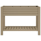 Fioriera da Giardino Marrone Chiaro 110x45x79 cm Polipropilene