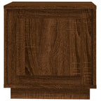 Comodino Rovere Marrone 44x35x45 cm in Legno Multistrato