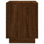Comodini 2 pz Rovere Marrone 44x35x45 cm in Legno Multistrato