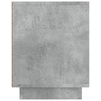 Mobile Porta TV Grigio Cemento 80x35x45 cm in Legno Multistrato