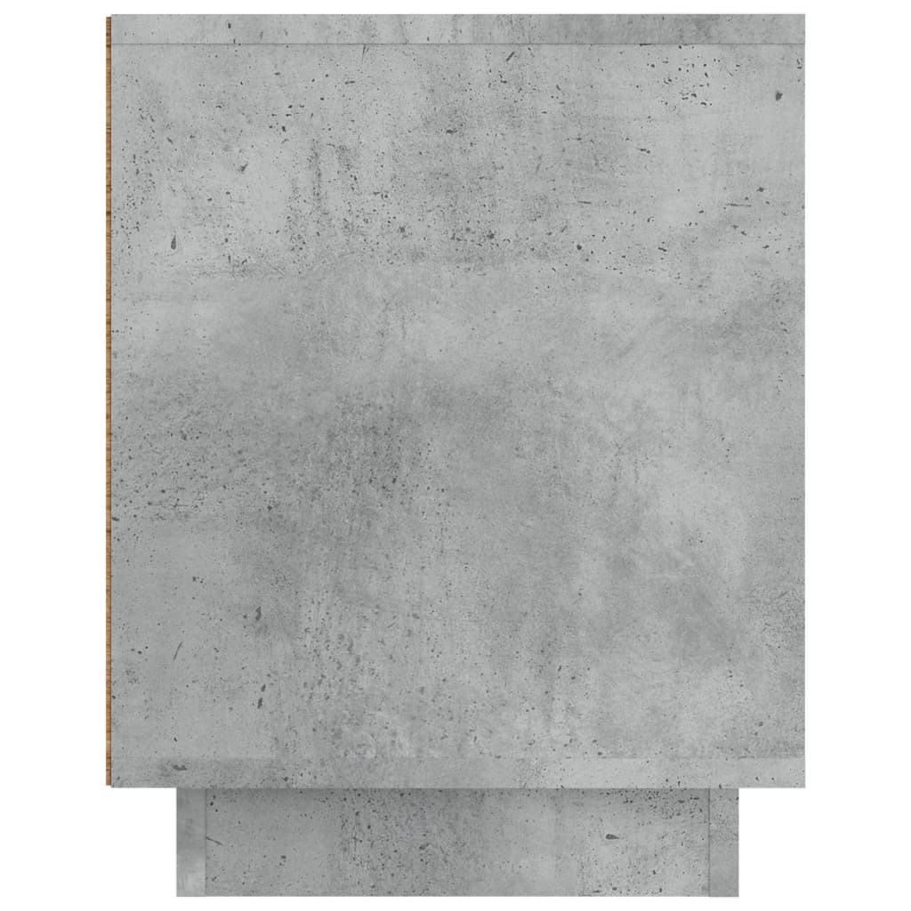 Mobile Porta TV Grigio Cemento 80x35x45 cm in Legno Multistrato